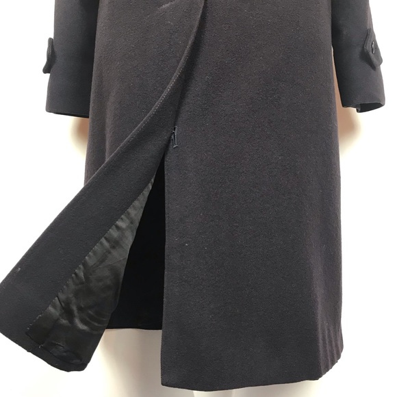 Burberry Purple Pure Cashmere Long Trench Coat - Picture 5 of 8